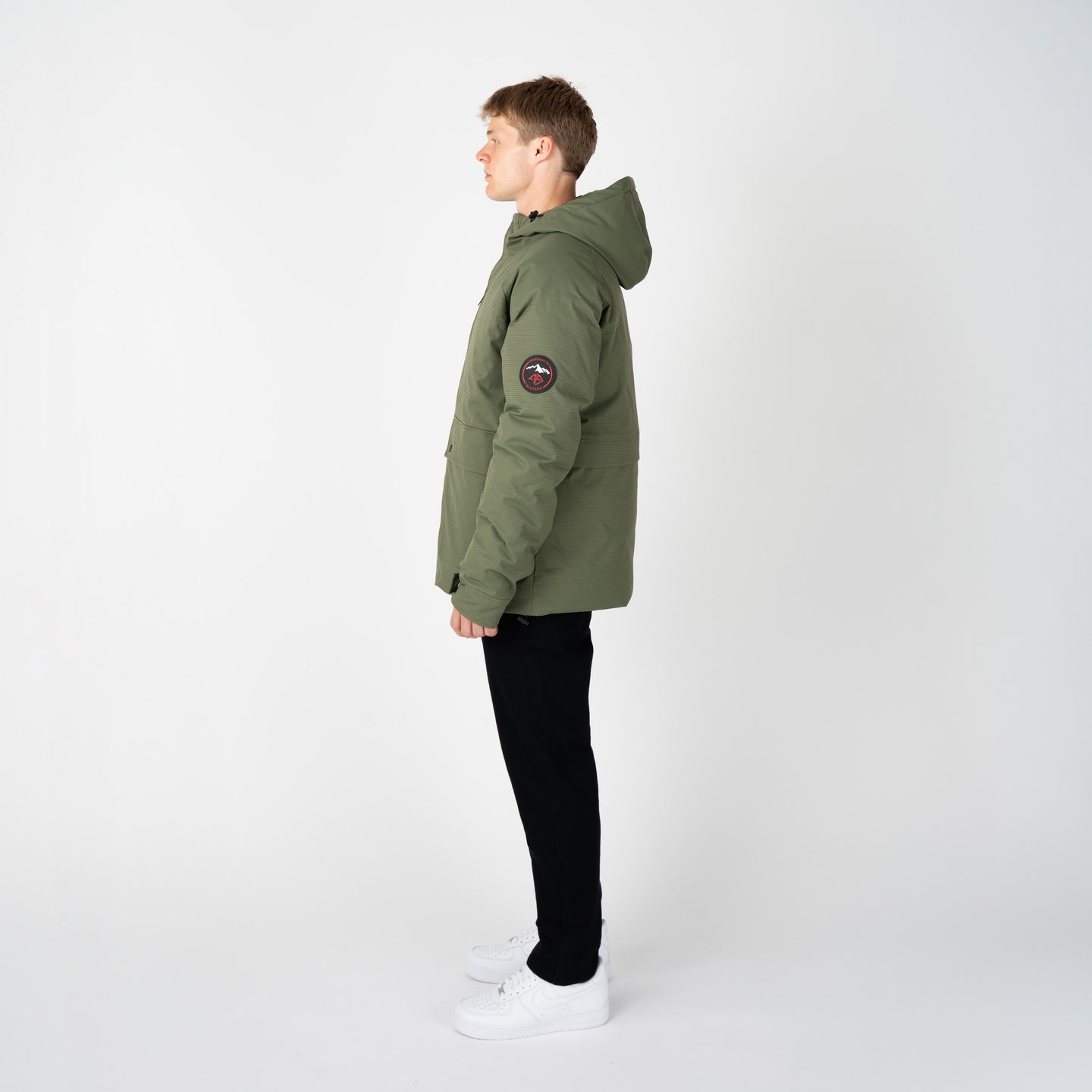 KNIGHTSBRIDGE PADDED COAT-KHAKI