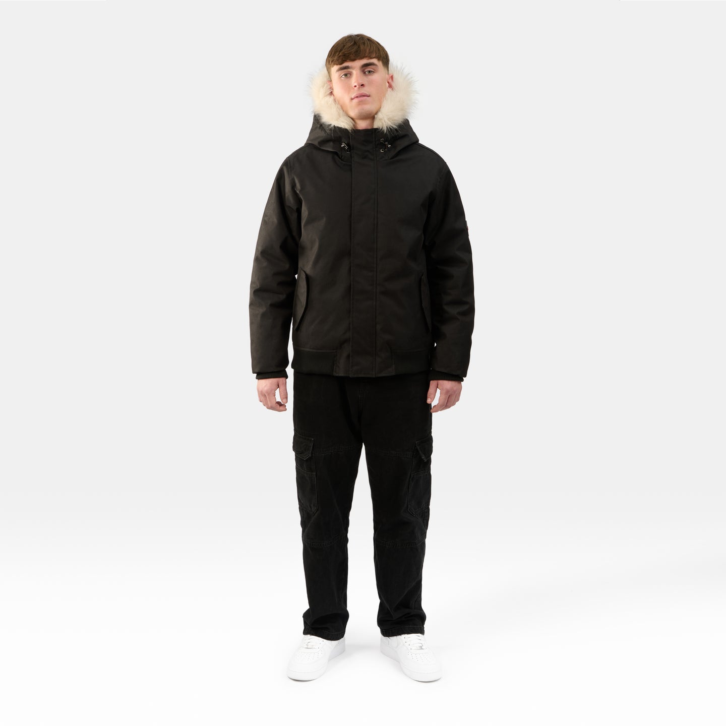 MENS BOMBER "THE SOHO" IN BLACK