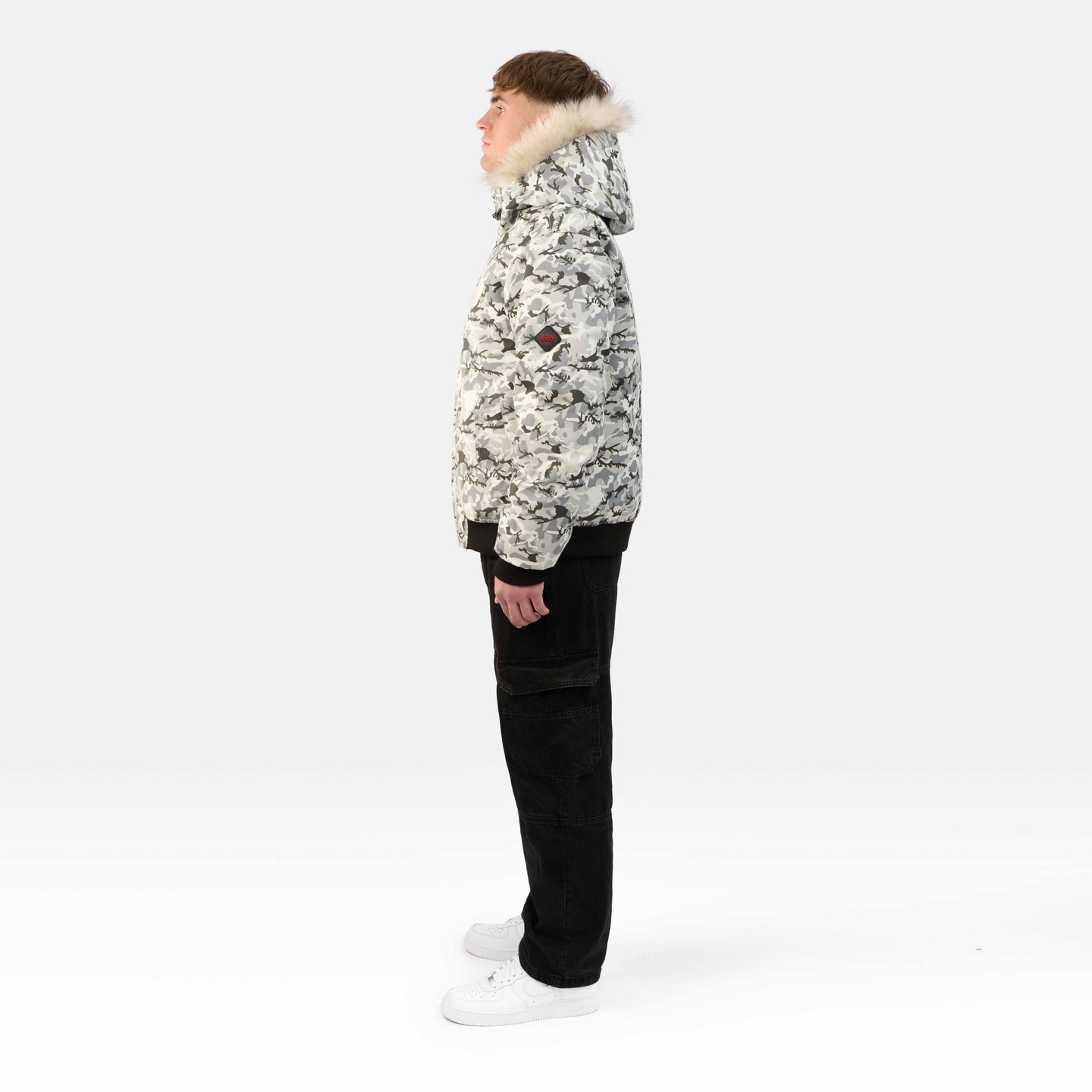 MENS BOMBER "THE SOHO" IN ICE CAMO