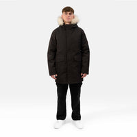 MENS MILITARY PARKA "THE CAMDEN" IN BLACK