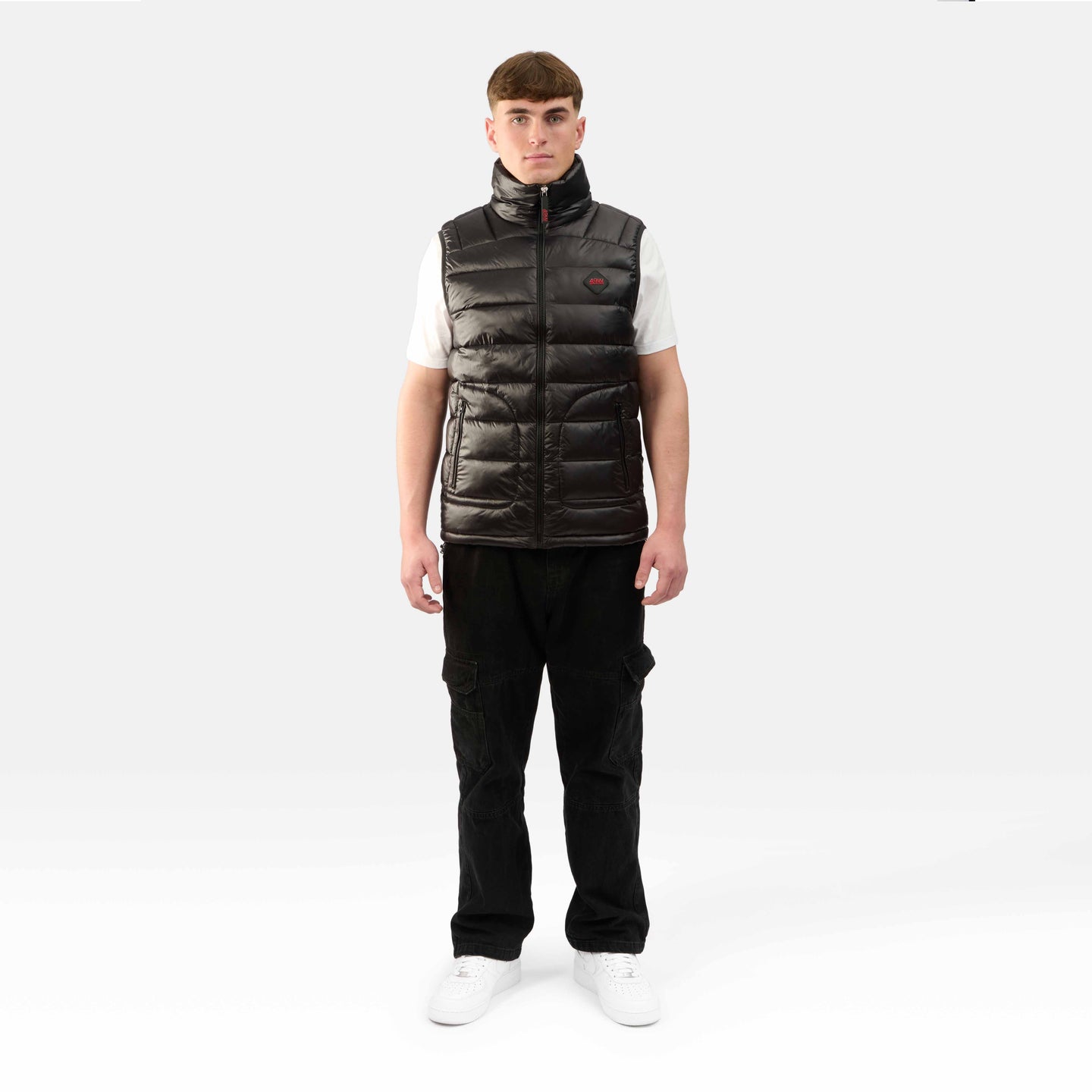 MENS INSULATED GILET "THE RICHMOND" IN BLACK