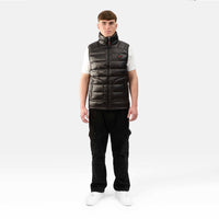 MENS INSULATED GILET "THE RICHMOND" IN BLACK