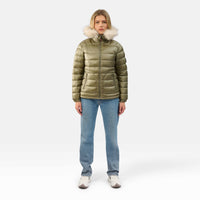 WOMENS LIGHTWEIGHT PUFFER "THE MAYFAIR"IN KHAKI