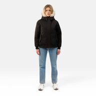 WOMENS BOMBER "THE ANGEL"IN BLACK