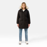 WOMENS MILITARY PARKA "THE COVENT"IN BLACK