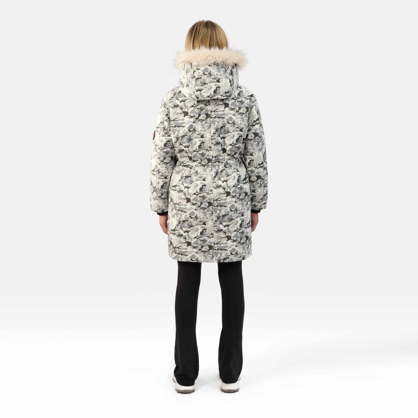 WOMENS MILITARY PARKA "THE COVENT"IN ICE CAMO