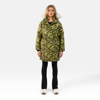 WOMENS MILITARY PARKA "THE COVENT"IN GREEN CAMO