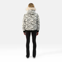 WOMENS BOMBER "THE ANGEL"IN ICE CAMO