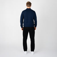 FULHAM 1/4 ZIP KNIT-NAVY