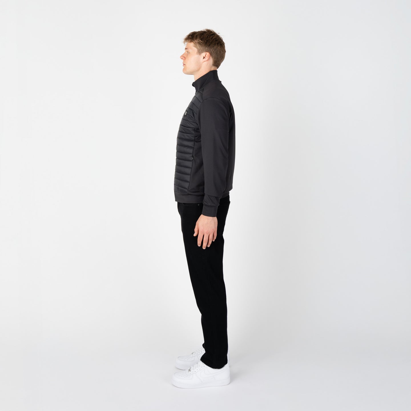 HILLINGDON HYBRID JACKET-BLACK