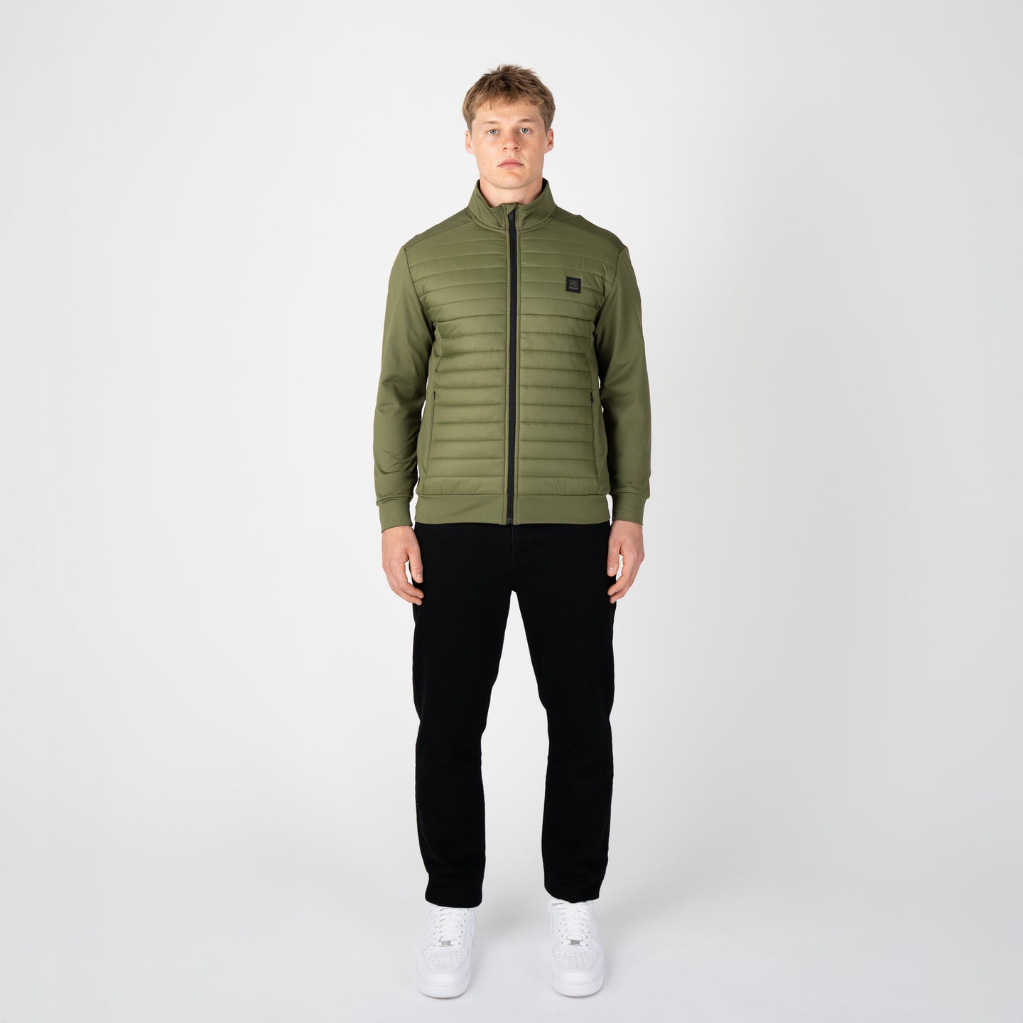 HILLINGDON HYBRID JACKET-KHAKI