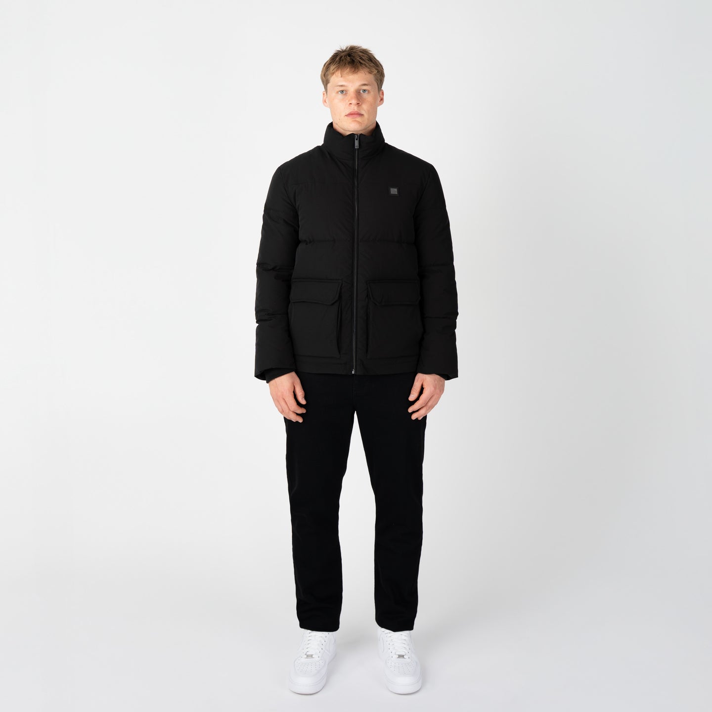 BROMPTON PADDED JACKET-BLACK