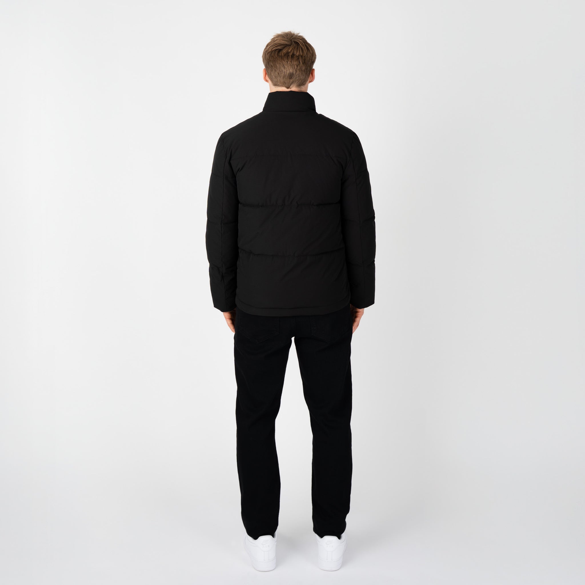 BROMPTON PADDED JACKET-BLACK