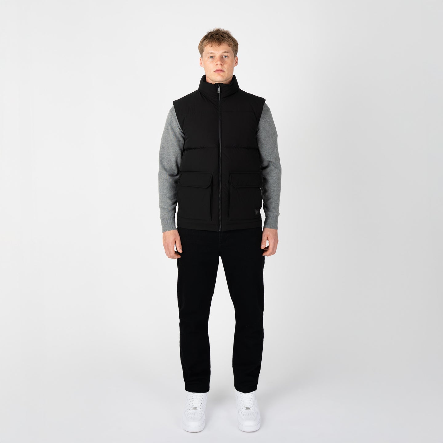 WESTMINSTER PADDED GILET-BLACK