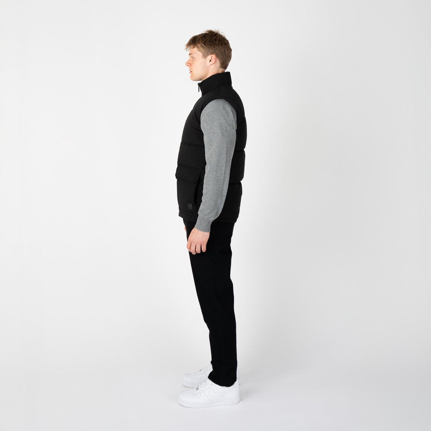 WESTMINSTER PADDED GILET-BLACK