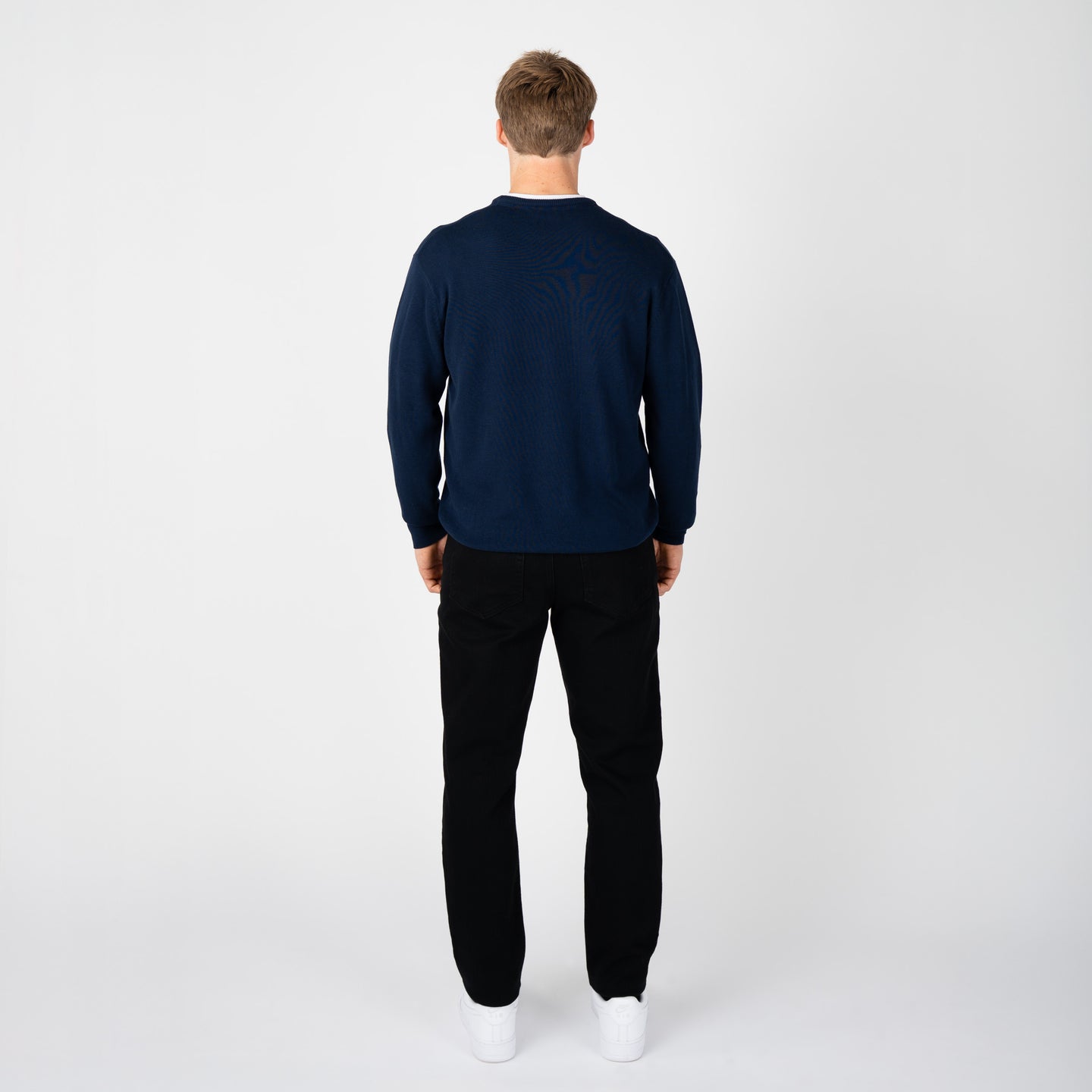 HAVERING CREW NECK SWEAT-NAVY