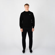 HAVERING CREW NECK SWEAT-BLACK