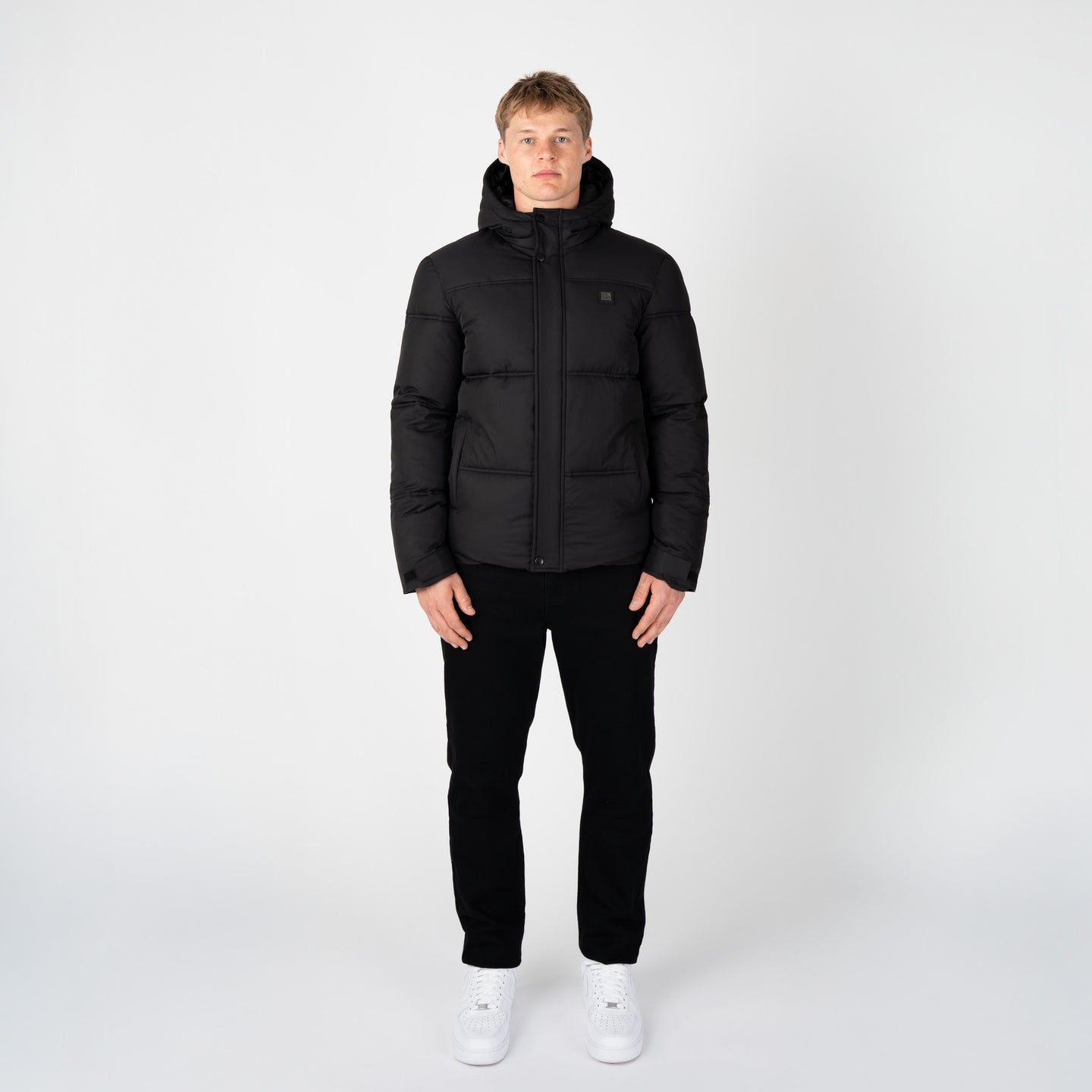 STAMFORD PADDED JACKET-BLACK