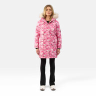 WOMENS MILITARY PARKA "THE COVENT"IN PINK CAMO