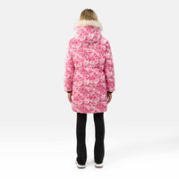 WOMENS MILITARY PARKA "THE COVENT"IN PINK CAMO