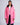 Womens 'The Shoreditch' Longline Puffer Jacket in Pink