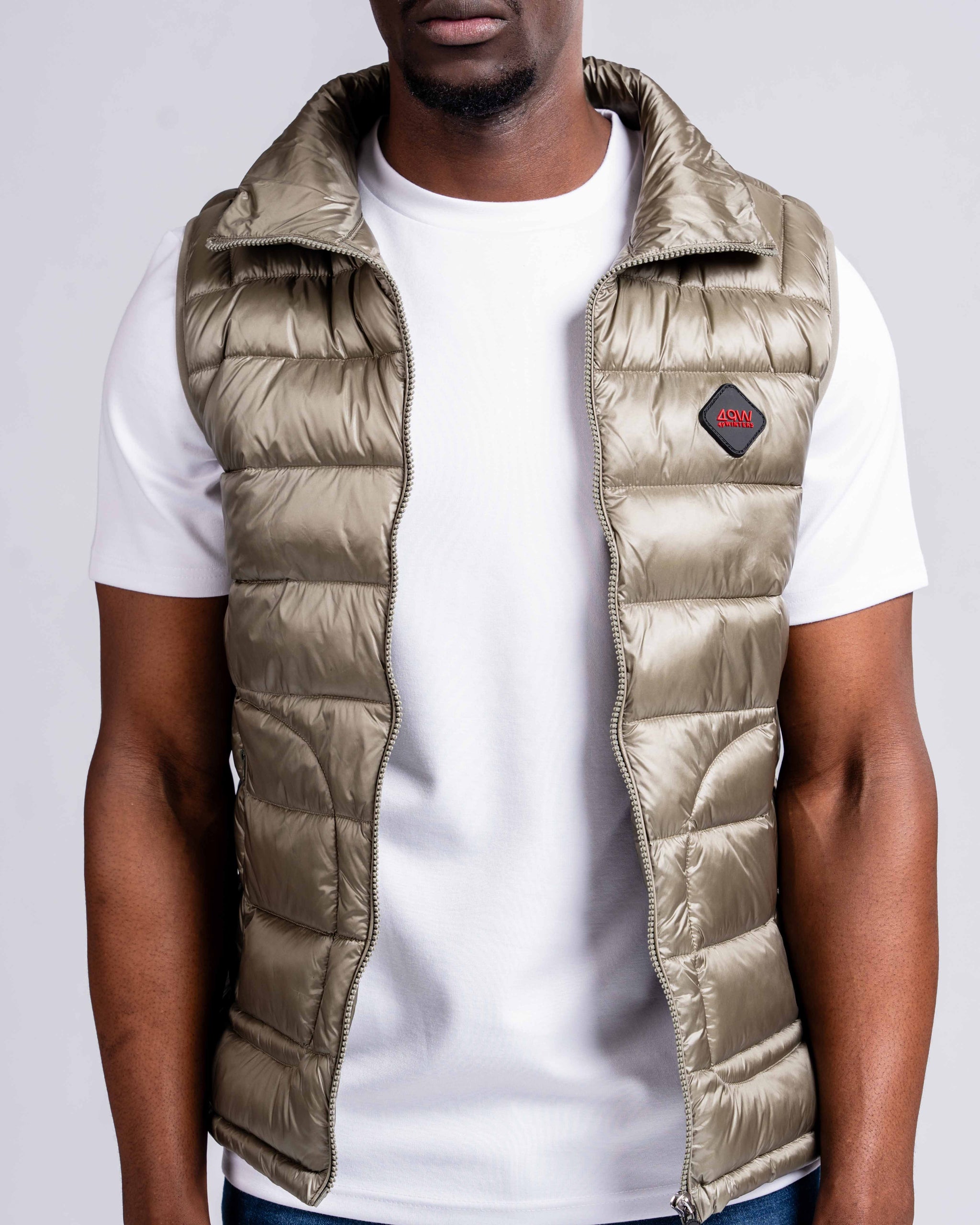 Mens 'The Richmond' Insulated Gilet in Olive