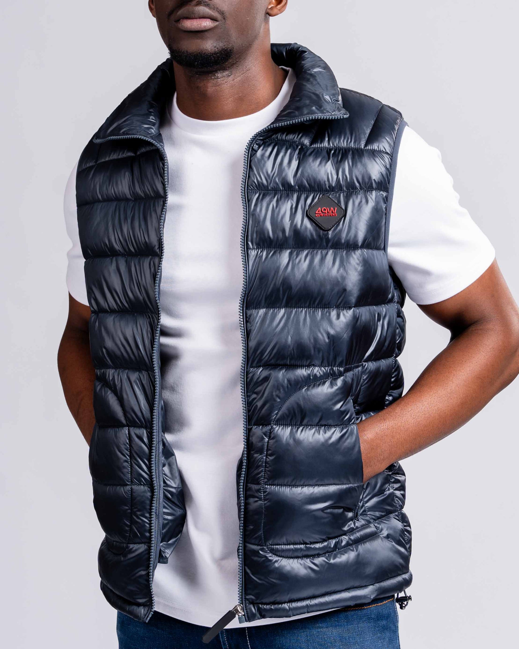 Mens 'The Richmond' Insulated Gilet in Navy