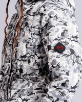 Womens 'The Covent" Faux Fur Hooded Parka in Ice Camo